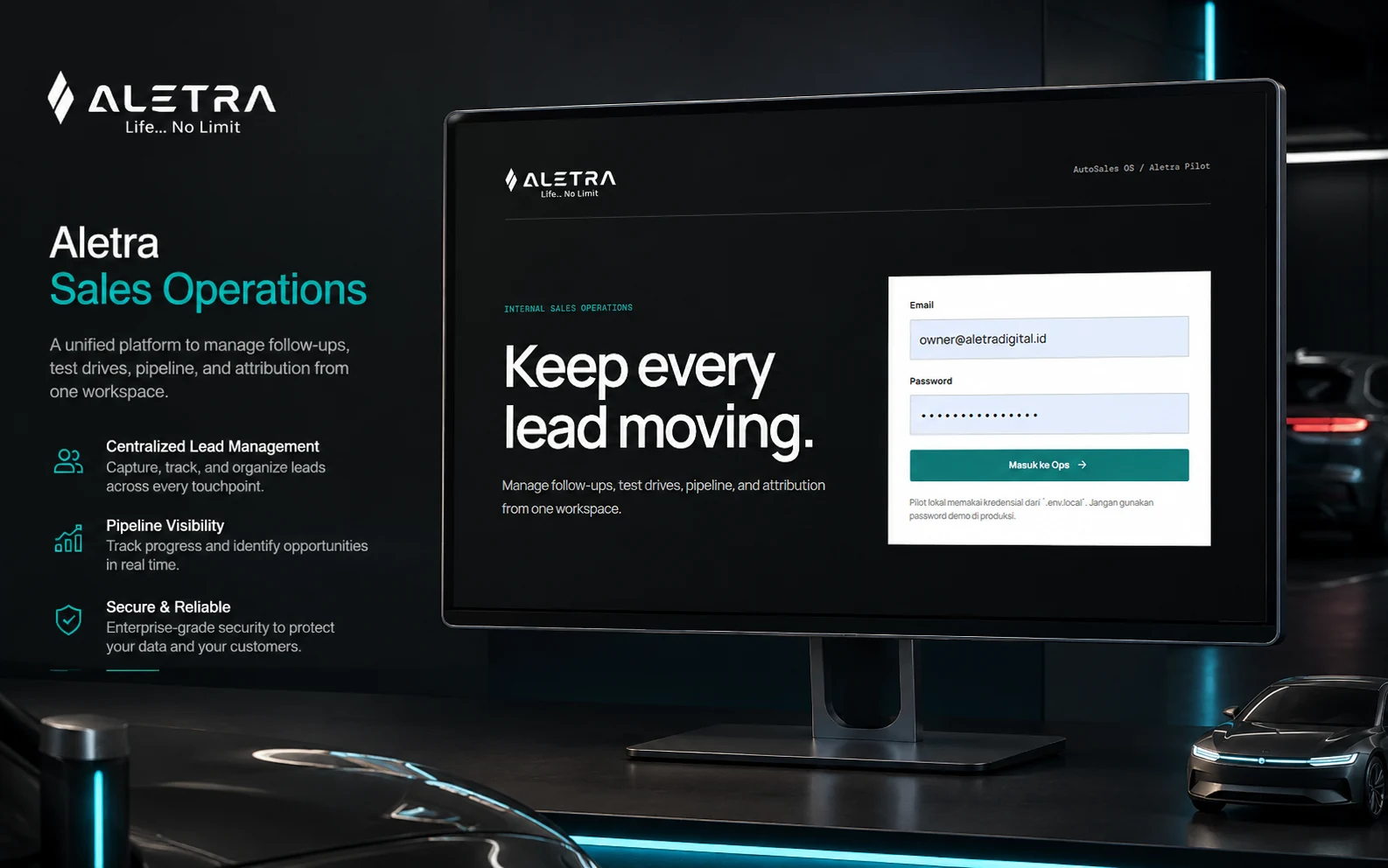 Aletra Sales Operations — Interface view 01