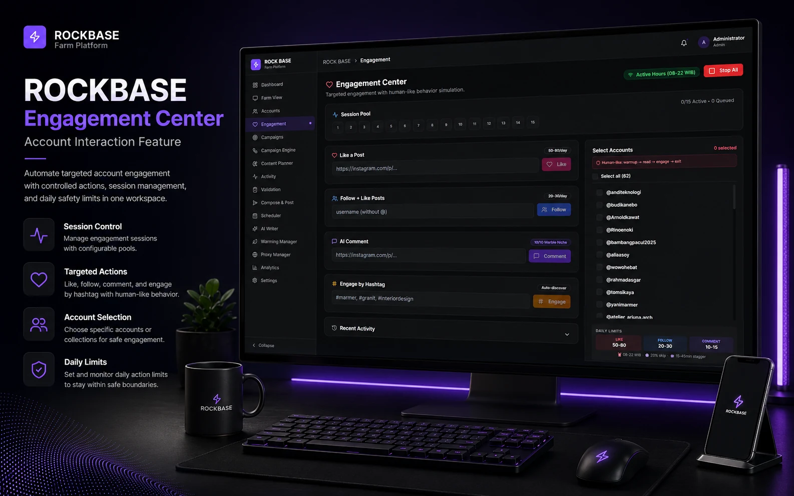 Rockbase — Interface view 04